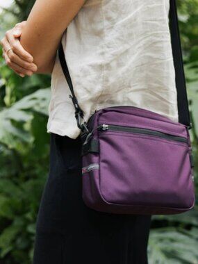 Tom Bihn Side Kick Crossbody Aubergine